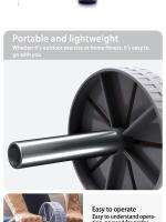 1Pcs Abdominal Wheel Resistente Al Deslizamiento Con Rodillos De Entrenamiento De Musculos Fitness Equipo De Ejercicio Silencioso Para Uso Doméstico - details 3