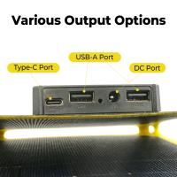 Panel Solar Plegable 21W Portátil Y Fuerte Para Exteriores Carga De Teléfono Móvil Con Interface USB 9V a C Para Baterías De Almacenamiento Pequeñas Y Computadoras Portátiles - details 4