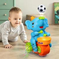 Elefante Músico Caminante Con Batería Y Luz LED Juguete Educativo Interactivo Para Niños Actividad Sensorial Musical Aprendizaje - details 0