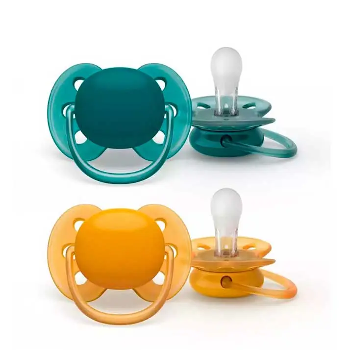 Philips Avent chupete Ultra Soft 6-18 m NEUTRO 2 uds Scf091/04 - 1