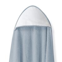 Interbaby capa de baño punto de cruz liso de un metro x un metro + babero de regalo - details 2