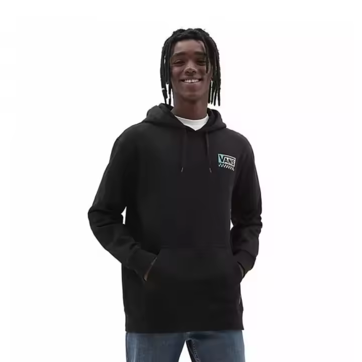 Sudadera Vans Global Stack Po-B Negro Hoodie Vn0004Wqblk1 - 1
