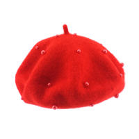Gorro De Lana Para Niñas Invierno Retro Beret Con Perlas Gorro Infantil Para Otoño Invierno Acessorios De Ropa Para Niñas Edad 2-6 Años - details 4