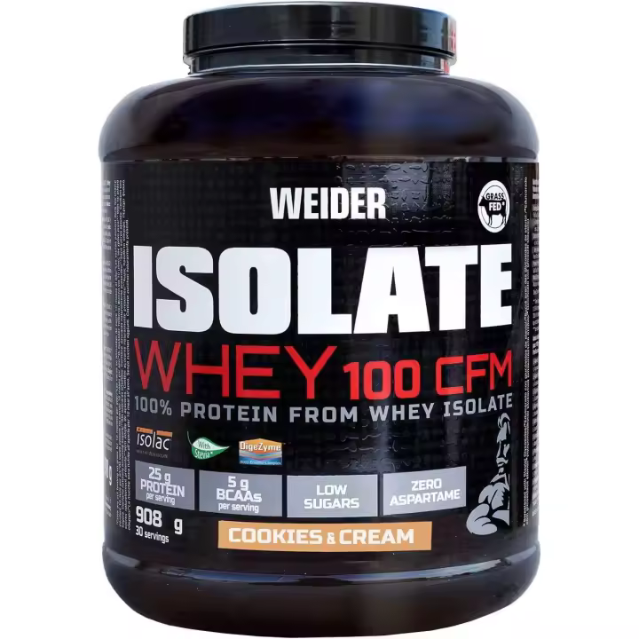 Isolate Whey 100CFM 908gr Weider Proteina isolada - 1