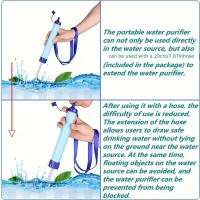 Filtro De Agua Portátil Para Exteriores 1pc Sistema De Filtro De Estraw Para Emergencias Y Sobrevivencia Camping Senderismo Escalada - details 3