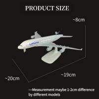 Modelo De Avión a Escala Etihad 1:250 Dicasterio De Acero Miniatura A350 A380 B777 B787 Regalo Navideño Para Niños - details 2