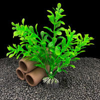 Decoración De Acuario Planta De Agua Simulada Decoración De Jardín De Tanque De Peces Ornamento De Hierba De Tierra Para Tanque De Peces DIY - details 9