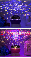 Lámpara De Noche Proyector De Cielo Estrellado Luz Decorativa Para Bebé Rotatoria De Luna Y Galaxia Para Decoración De Dormitorio Infantil - details 7