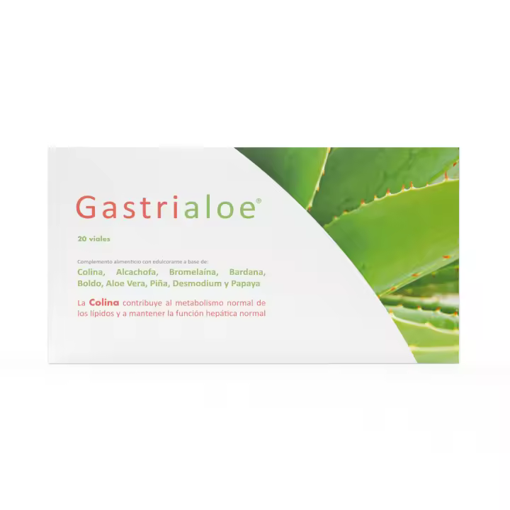 Gastrialoe 20 viales Margan Biotech. COLINA  ALCACHOFA  BROMELAÍNA  BARDANA  BOLDO  ALOE VERA  PIÑA  DESMODIUM  PAPAYA - 1