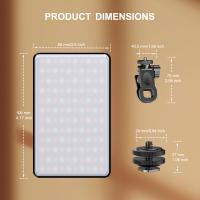 Luz De Video LED ST-120 Recargable 3000 mAh Con 3 Modos De Luz Ajustables CRI95 Portátil Mini Luz De Auto-Selfie 2500-9000K - details 5