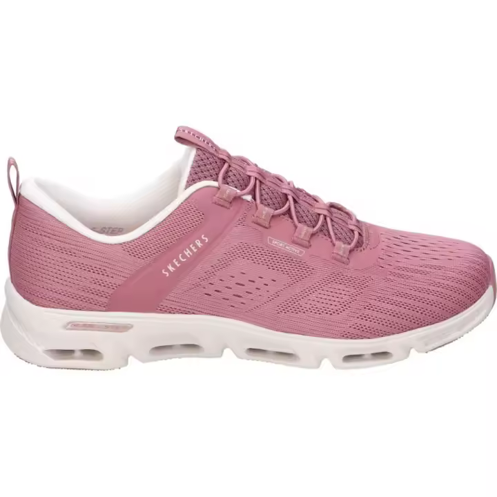 SKECHERS | Zapatillas Skechers Glide-Step Gratify para Mujer – Deportivas en Color Rosa – Sneakers con Cordones Elásticos – Memory Foam – Estilo Casual – Sport Active – Cómodas – Modelo 104601-DKRS - 1