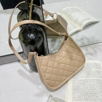 Bolso De Mano Bordado Para Mujer Bolso De Hombro Versátil De Moda Forma De Media Luna Material PU Con Lining De Poliéster - details 11