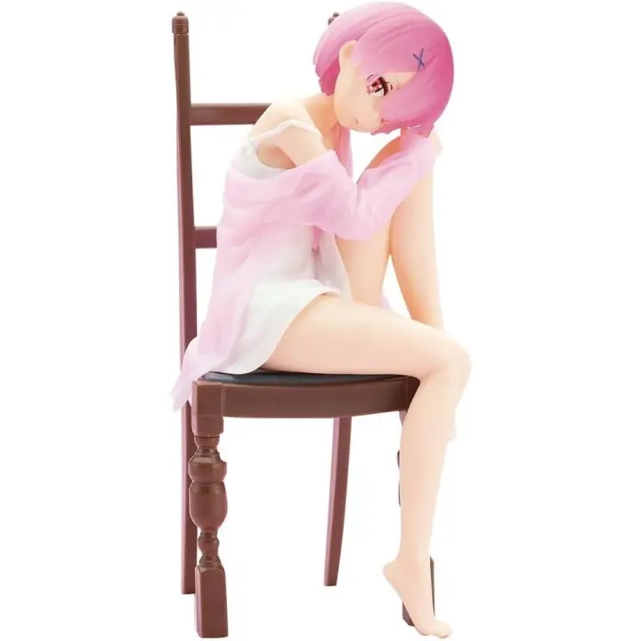 Figura Ram Re:Zero Relax Time Starting Life in Another World 18cm. Figura coleccionable con acabados detallados. Perfecta para fans y coleccionistas de ediciones especiales. - 1
