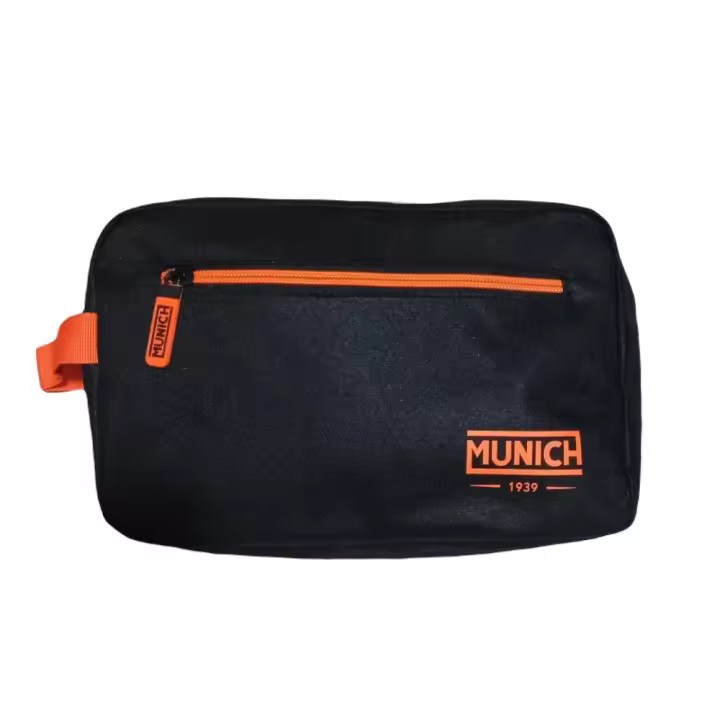 Neceser Munich Team Sports Negro Naranja Toiletry 6580009 - 1
