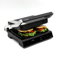 Parrilla eléctrica, Foodie Grill 2000W, Revestimiento Antiadherente, Apertura 180º, Adaptable en Altura, Placas intercambiables antiadhentes. Regulador de tiempo y temperatura automático. Cloen. - details 3