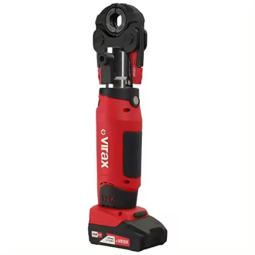 Herramienta VIRAX Prensa electromecánica Viper L2X + Insertos TH16-20-25 + 2 baterías VIRAX-253577 - 1