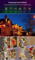Luces De Navidad RGB LED Para Decoración De Calle Y Interior Smart Bluetooth APP USB Regulables Y Con Musicas Para Bodas Y Fiestas - details 14