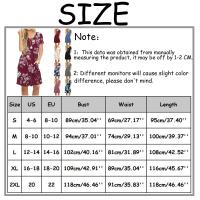 Vestido Casual Para Mujer Con Mangas Cortas Y Bolsillos Pleated Swing De Pierna Larga Estilo Suelto Vestido De Poliéster - details 4