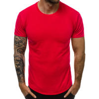 Camiseta De Algodón Para Hombre Verano Estilo Slim Black Manga Corta Cómoda Casual Cuello Redondo Top De Ropa Masculina - details 3