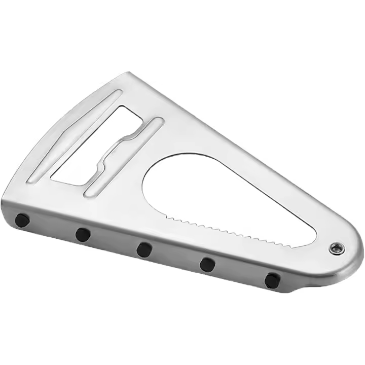 Abrelatas de mano, abridor de latas de acero inoxidable, abridor de tarros triangular, abridor de botellas para apertura rápida para mujeres mayores, abridor de botellas de edad avanzada - 1