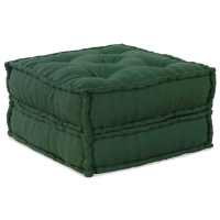 vidaXL Puf modular tela 70x70x36 cm en color Antracita/maroon/Crema y más - details 3