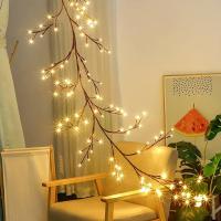 1PC Luz De Ramas De Árbol Con 96 LEDs Para Decoración De Escritorio Pared Fiesta Hogar USB Iluminación Nocturna Con 8 Modos DIY Vine Light - details 6