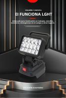 Luz De Trabajo LED Para Batería Makita 18V Luz De Emergencia Portátil Farol Para Camping Lámpara De Inundación - details 0
