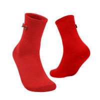 Pareja De Medias Navideñas Rojas De Plush Suave Y Amigable Con La Piel Transpirable Y Resistente Al Desgaste Para Mujer Medias Para Salto Y Piso - details 10