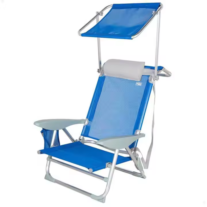 Aktive Silla Plegable Con Mango Fijo De Paraguas Y Bolsillo 83x60x Aluminio 20/71 Cm - 1