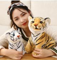 Juguete De Peluche Tigre Bebé Simulación 23cm Juguete Suave De Animal Silvestre Cojín Para Niños Regalo De Cumpleaños Para Niños Boys - details 6