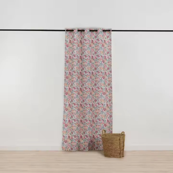 Pack de 2 Cortinas BL Belum con ollaos 140x260 cm Multicolor - Cortinas para salón y dormitorio - Decoración para ventanas - Drapería y cortinaje en línea - Tienda de productos para el hogar - 2UD - Natura - 1