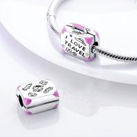 Perlas De Perfume Para Mujer Plata Esmaltada Colgante De Zapatos Altos Y Lápiz Labial Para Pulsera DIY Joyería - details 52