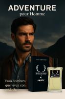 3 UNIDADES (2+1 Gratis) ADVENTURE Eau de Toilette para hombre 90ml Prady Fragancia inspirada en otros perfumes Pour Homme Colonia - details 0