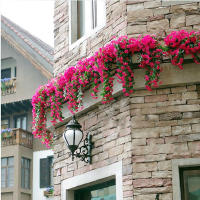 Plantas Artificiales Colgantes Para Pared 33.5 Pulgadas Flores Falsas Y Hojas Vines Decoración De Jardín Ideal Para Fiestas Oficina Iglesia - details 0