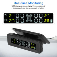 Sistema De Monitoreo De Presión De Neumáticos De Coche TMPS Solar Con Sensor Digital Accesorios Electrónicos Universales Para Automóviles Incluye Batería - details 2