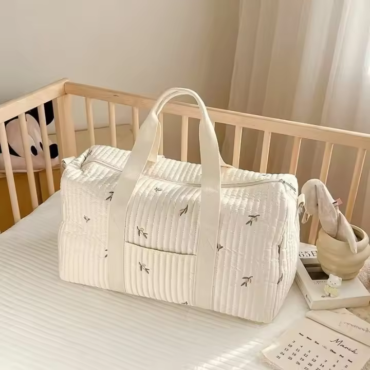 Bolso Grande Para Mamá Bolsa De Viaje Multifuncional Organizador De Artículos Infantiles Con Gran Capacidad Para Almacenamiento De Pañales Y Suministros De Bebé Para Mujeres - 1