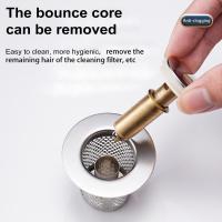 Universal Baño Tapón Del Fregadero Filtro de Drenaje Núcleo de Latón A Prueba de Óxido con Colador de Pelo de Baño Tapón de Drenaje Del Fregadero Reemplazo - details 3