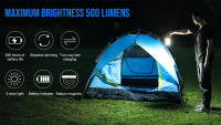 Lámpara De Camping Trustfire C2 Recargable Con Batería Integrada 21700 Para BBQ Y Tiendas De Campaña Fuente De Energía Emergente Luz LED Duración >12h Material De Aluminio - details 1
