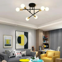 Lámpara Colgante Minimalista Nórdica LED Para Decoración De Habitaciones Y Salones En Negro Y Oro Instalación Sencilla Sin Certificación - details 11
