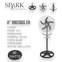 Ventilador de Pie Metálico - Diseño Silencioso - Spark. - details 0
