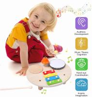 Set De Batería De Madera Para Bebés Juguete Musical Montessori Instrumentos De Percusión Para Niños De 3 a 6 Años - details 17