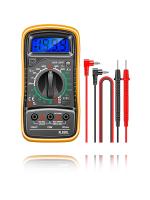 Multimetro Digital - Voltímetro con Doble Fusibles - Multímetro Portátil con Pantalla LCD Tensión en CA/CC/DC, Resistencia, Continuidad, Frecuencia Etc (multimetro) Envio 24Horas - details 0