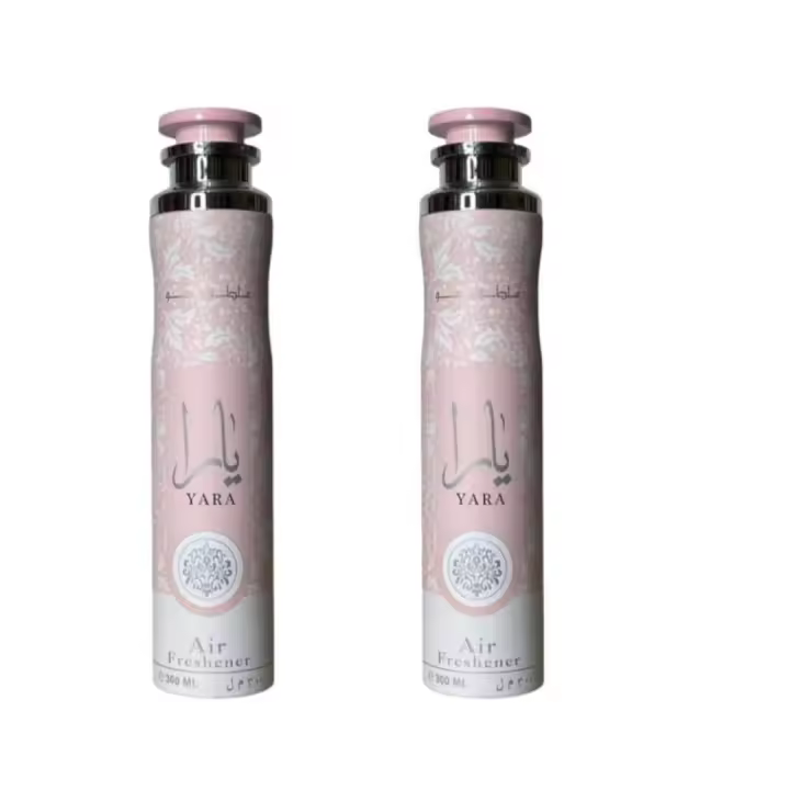 Ambientadores 2 unidades pack YARA Rosa 600 ml Lattafa ,Spray de casa y tejidos olor floral, duradero, femenino NOVEDAD - 1