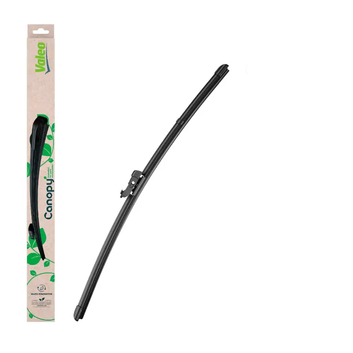 Valeo Canopy - CAN46 - Escobilla Limpiaparabrisas Plana Hecha Con Materiales Naturales Y Reciclados De Longitud: 475mm (Paquete x1) - Limpiaparabrisas Frontal - 1