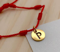 Cotigo-pulsera Roja 7 Nudos Amuleto Hilo Rojo Pulsera Parejas Pulsera Amistad 28cm - details 1