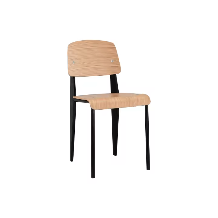 PACK DE 2 UNIDADES DE SILLA COMEDOR BECK OAK / NEGRO. PRECIO UNITARIO 141,67 €  ADC MUEBLECENTER  Envío Gratuito - 1