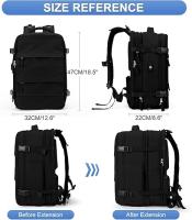 BIT ✈【MOCHILA DE CABINA 2025 】 45 × 36 × 20cm - Cumple Normativas de Aerolíneas | Carga USB | Antirrobo | Zapatos para compartimiento | ¡Tú Aliada en Vuelos - details 3