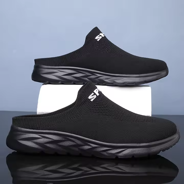 Zapatillas De Hombre Ligero Y Transpirable Antideslizantes Casual Para Exteriores Talla Grande Zapatos Planos Slip on De Verano - 1