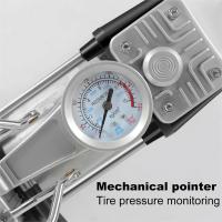 Compresor de Aire Eléctrico 12V 150PSI Doble Cilindro, Inflador Automático con Manómetro, Portátil Metal Resistente para Coche/Moto/SUV Neumáticos - details 0