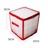 Caja De Almacenamiento Para Esferas De Navidad 64 Compartimentos Organizador De Decoraciones De Árbol De Navidad Material PP - details 1